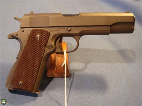 Sold Colt 1911a1 March 1943 With Matching Slide 100 Correct Pre98