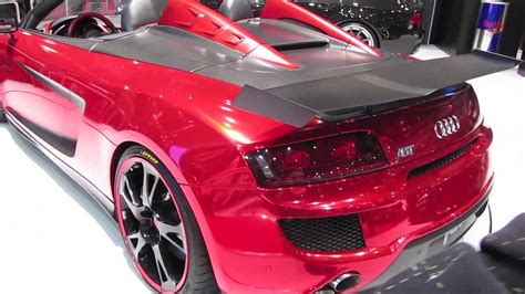 Red Chrome Audi R8 Gts Spyer By Abt Youtube