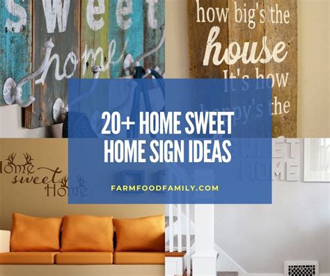 20 Lovely Home Sweet Home Sign Ideas And Designs For 2023