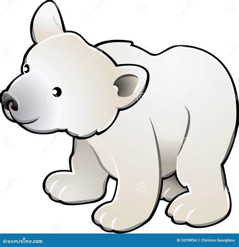 Cute Polar Bear Vector Illustr Stock Images Image 5078954