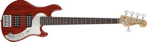 Fender American Deluxe Dimension Bass V Hh Rw Cay Electric Bass Guitar