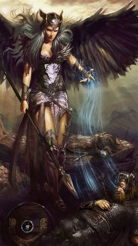 High above the realm of man, the gods of the world have convened to decide on a single matter: Female Viking Warrior Art | Hot Girl HD Wallpaper