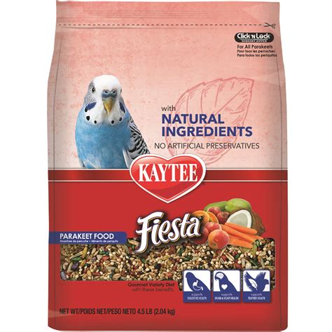 Kaytee Fiesta With Natural Colors Parakeet Food 45 Lbs Petco
