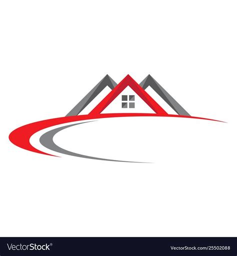 Property And Construction Logo Design Royalty Free Vector Ad Logo