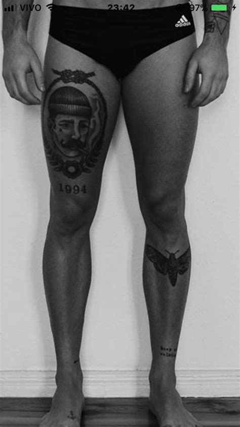 Thigh Tattoo Men Leg Tattoos Black Tattoos Body Art Tattoos Small