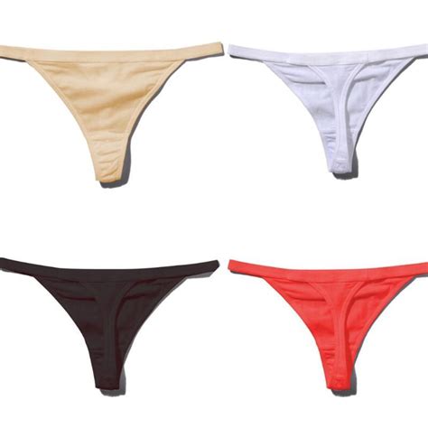 2021 2020 New Sexy Women Cotton G String Thongs Low Waist Sexy Panties