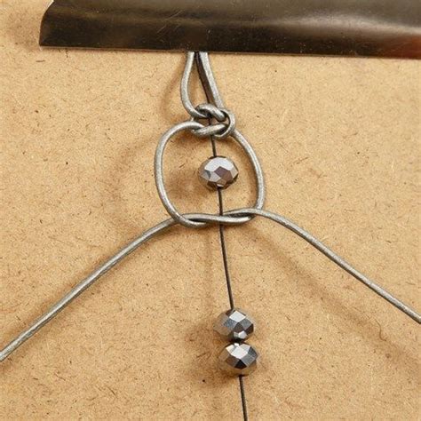 A silver Leather Cord braided Bracelet with faceted Beads | DIY guide