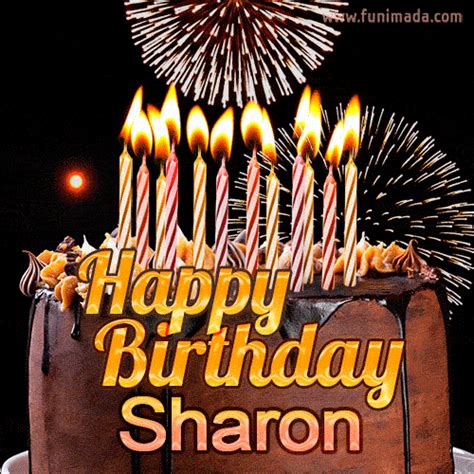 Happy Birthday Sharon Images Gif