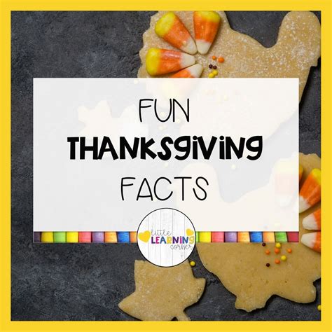 50 Fun Thanksgiving Facts For Kids Little Learning Corner