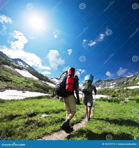 Hiking Stock Image Image Of Mountain Trek Hiking Hiker 10310713