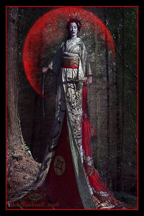 Geisha With A Sword By ~rickbw1 On Deviantart Female Samurai Female