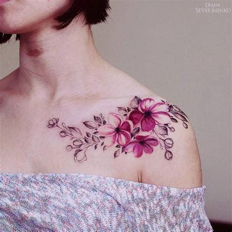 Get 36 Chest Piece Tattoos Cute Side Chest Tattoos For Females