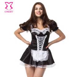 Blackwhite Plus Size Adult Maid Dress Cosplay French Maid Costume Sexy