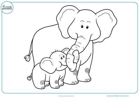 Dibujos De Elefantes Para Colorear E Imprimir