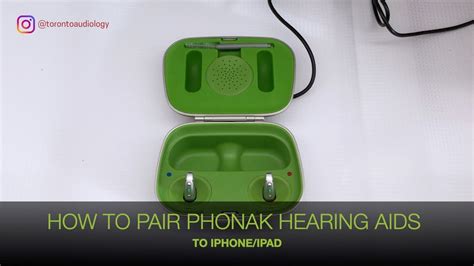 How To Pair Phonak Hearing Aids To Iphone Youtube