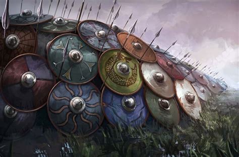 The History Of Viking Shields Vikings Day