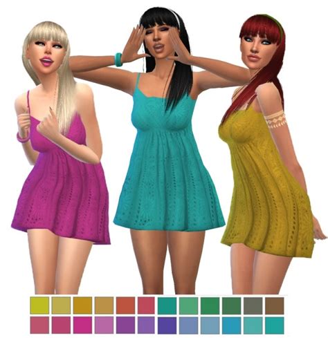 Pure Dress Recolors At Maimouth Sims4 Sims 4 Updates