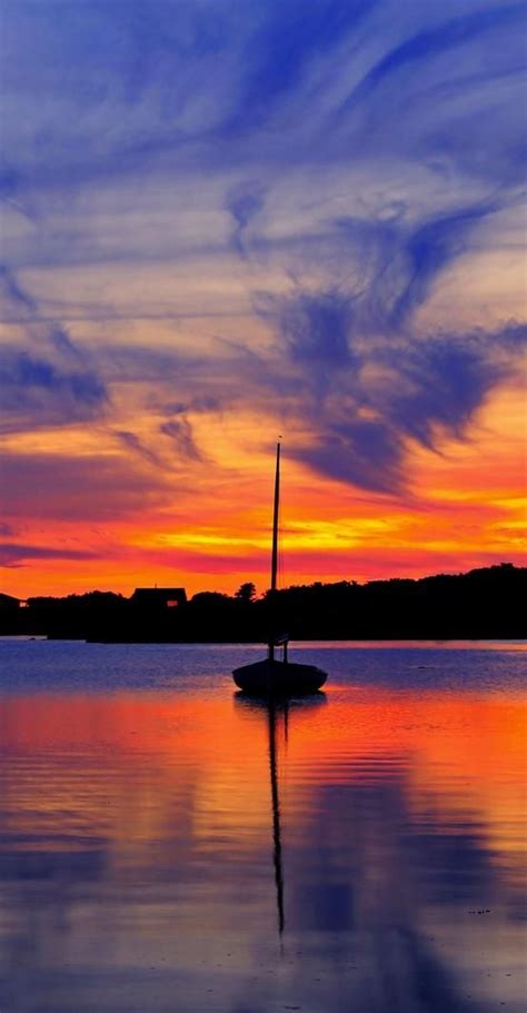 Sail Into The Sunset Massachusetts Sunset Photo Scenery