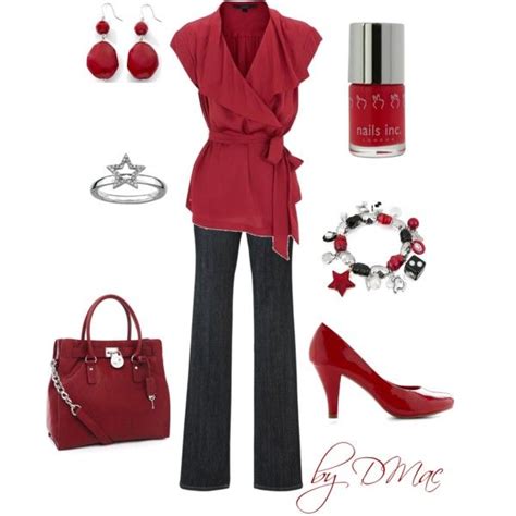 Seeing Red Edgy Fashion Chic Fashion Dress Pants Outfits