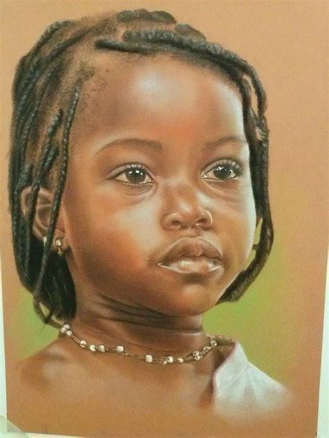 Portraiture Painting Portrait Art Black Girls Hairstyles Black Girl