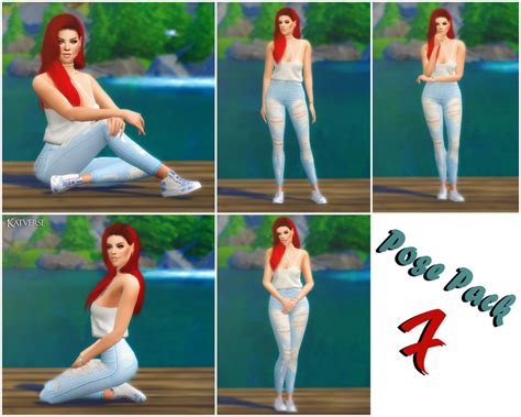 Pose Pack Poses Total The Sims Pose In Game KatVerse