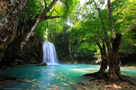 erawan-waterfall-kanchanaburi,-thailand,-waterfall,-water,-trees