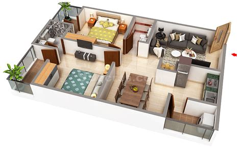 Get 2 Bhk Home Design Layout Pics Home Decoration
