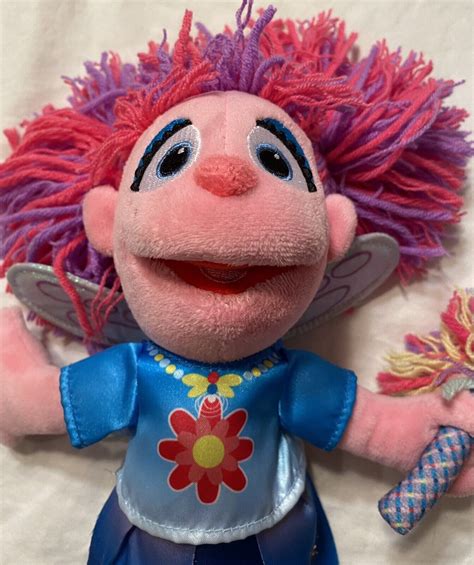 Sesame Street Abby Cadabby Fairy Wings And Wand Stuffed Toy Plush 13 Ebay