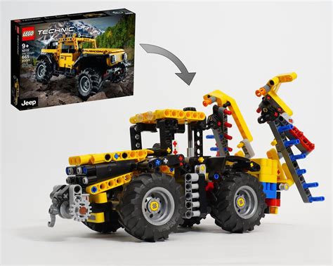 Lego Moc 42122 Fastrac 8000 Series Tractor With Attachments By