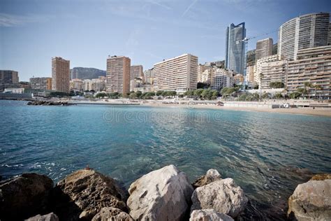 Paesaggio Urbano Di Monte Carlo E Del Monaco E Vista Aerea Del Porto