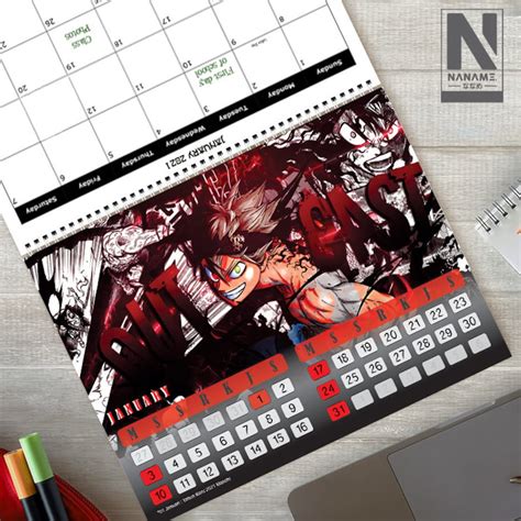 2022 Calendar Anime Japan With Date Planner Etsy