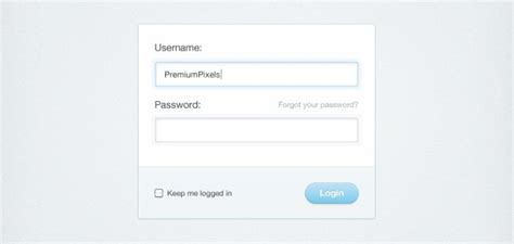 Elegant Login Form Design Psd Psd Free Psd Resources