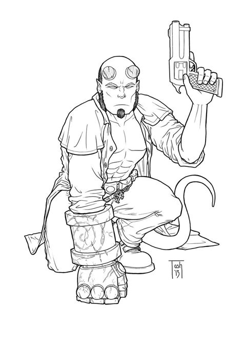Hellboy Coloring Pages Coloring Pages