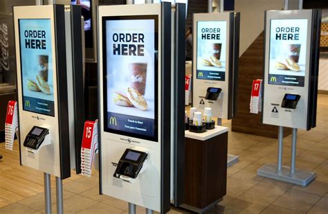 mcdonalds self service kiosk