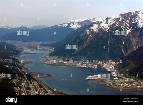 Gastineau Channel Juneau Alaska Stock Photo Alamy