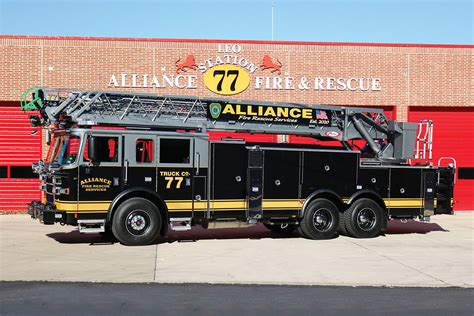 Aerial Ladder Truck New Deliveries Glick Fire Equipment