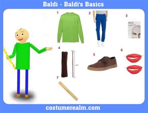 Dress Like Baldi Costume Diy Halloween Costume Guide