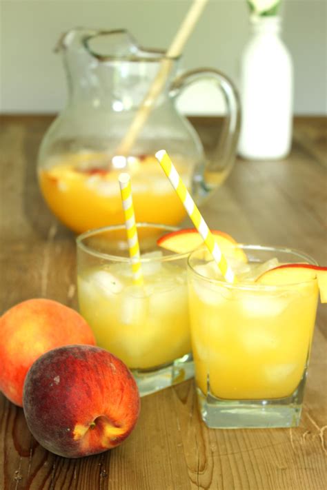 Peach Lemonade Recipe Food Apparel