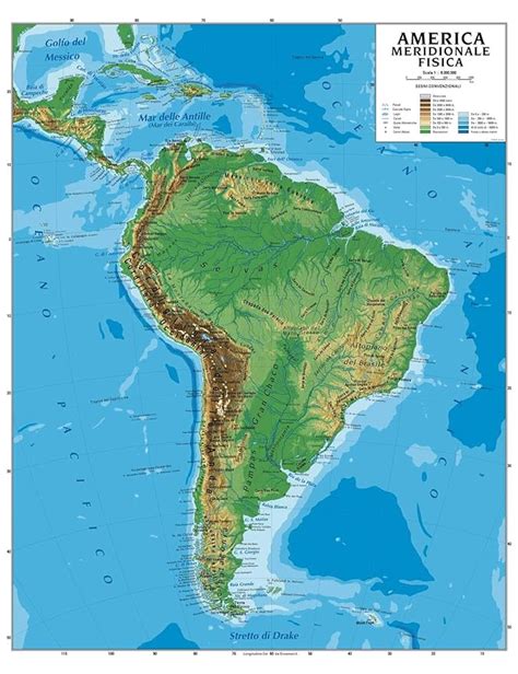 Cartina America Latina