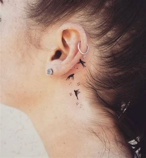 30 Unique Behind The Ear Tattoo Ideas For Women Ideasdonuts Behind
