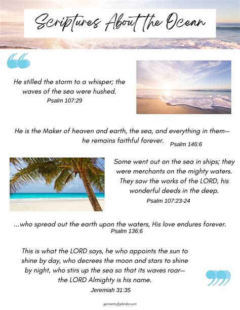 38 Powerful Bible Verses About The Ocean With Free Printable