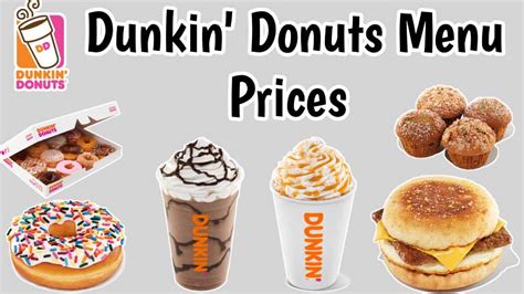 Dunkin Donuts Menu With Prices 2024 Usa Updated
