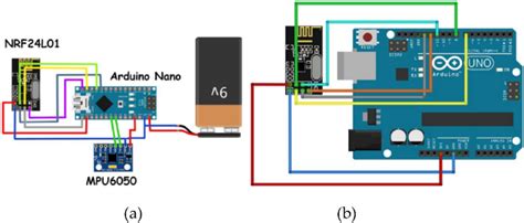 Wiring Diagram For A Arduino Nano With Mpu 6050 Nrf24l01 And 9v