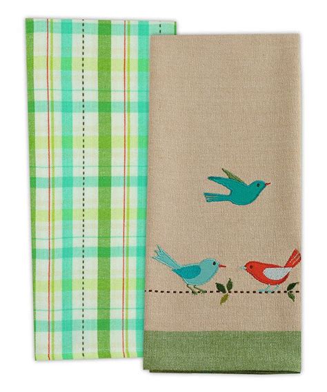 Look At This Early Birds Dish Towel Set On Zulily Today Bird Dishes