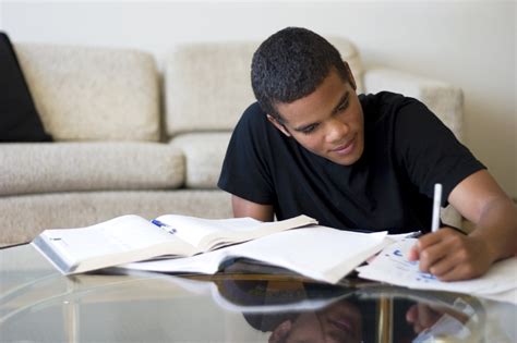 Teen Doing Homework Uk Fostering