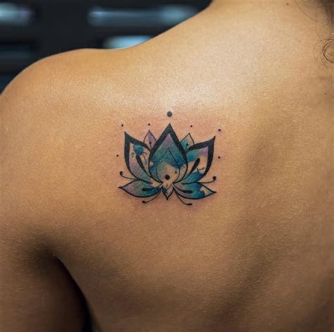 51 Tattoo Of A Lotus Flower On The Shoulder Top Ideas