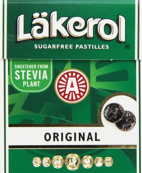 Lakerol Original Herb Menthol Sugar Free Pastilles 8 Ounce Pack Of 24 Grocery