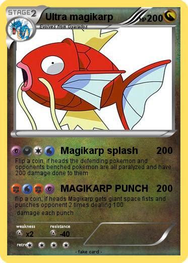 Pokémon Ultra Magikarp 10 10 Magikarp Splash My Pokemon Card
