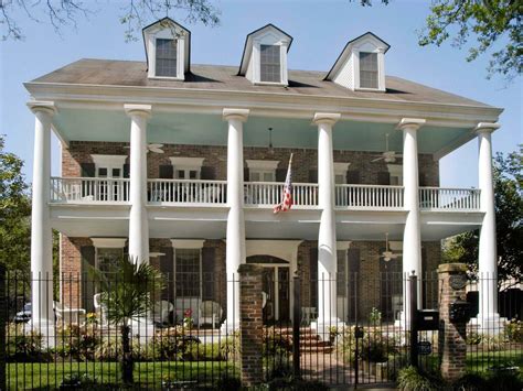 Taking out old porch columns and replacing them with new ones isn't as difficult as it seems. Historic Greek Revival Home | HGTV