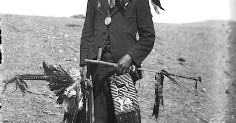 A Sioux Man South Dakota Ca 1895 1899 Detail Photo By Jesse H